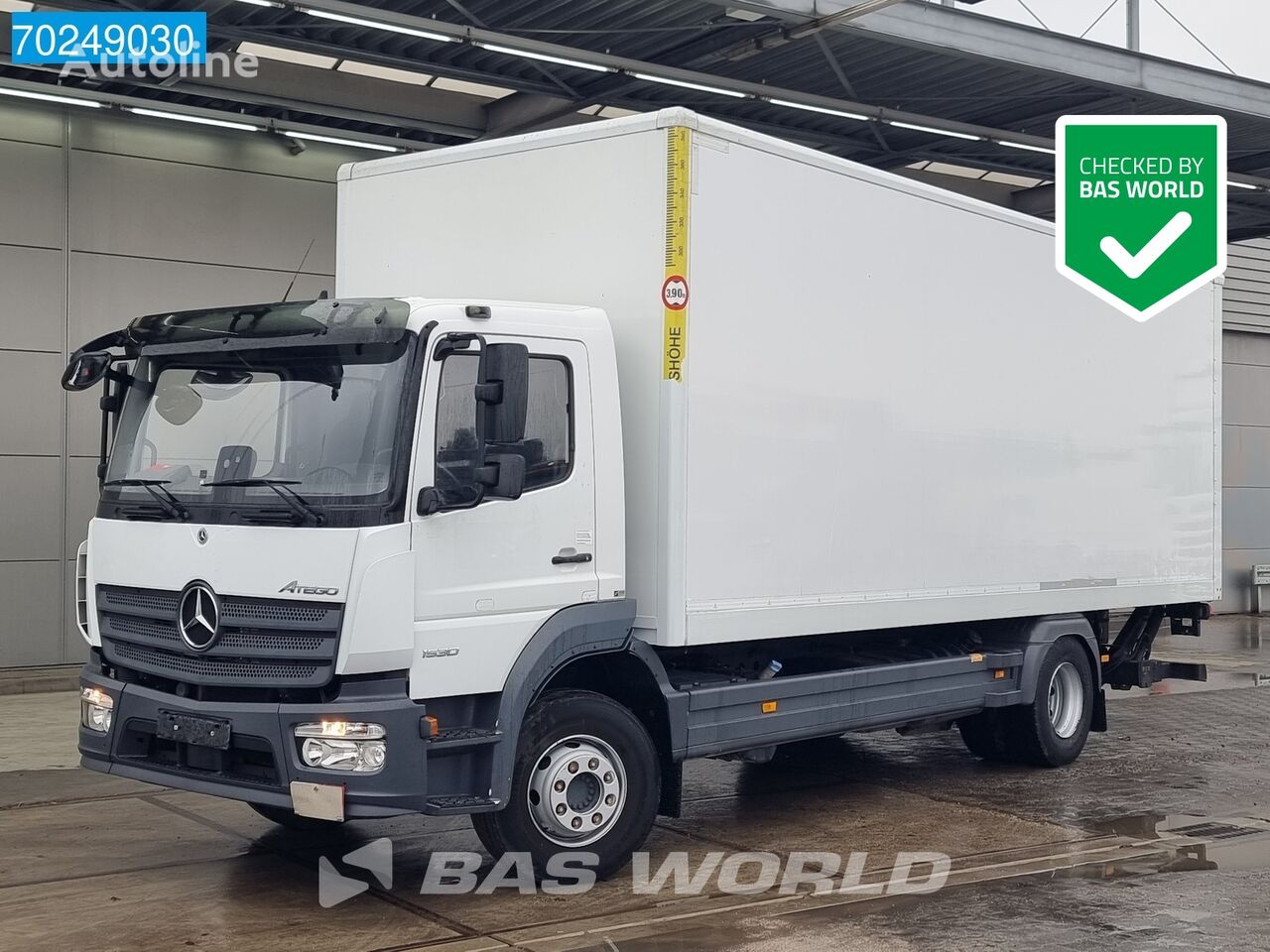 Mercedes-Benz Atego 1530 4X2 15tonner Automatic Ladebordwand Euro 6 box truck