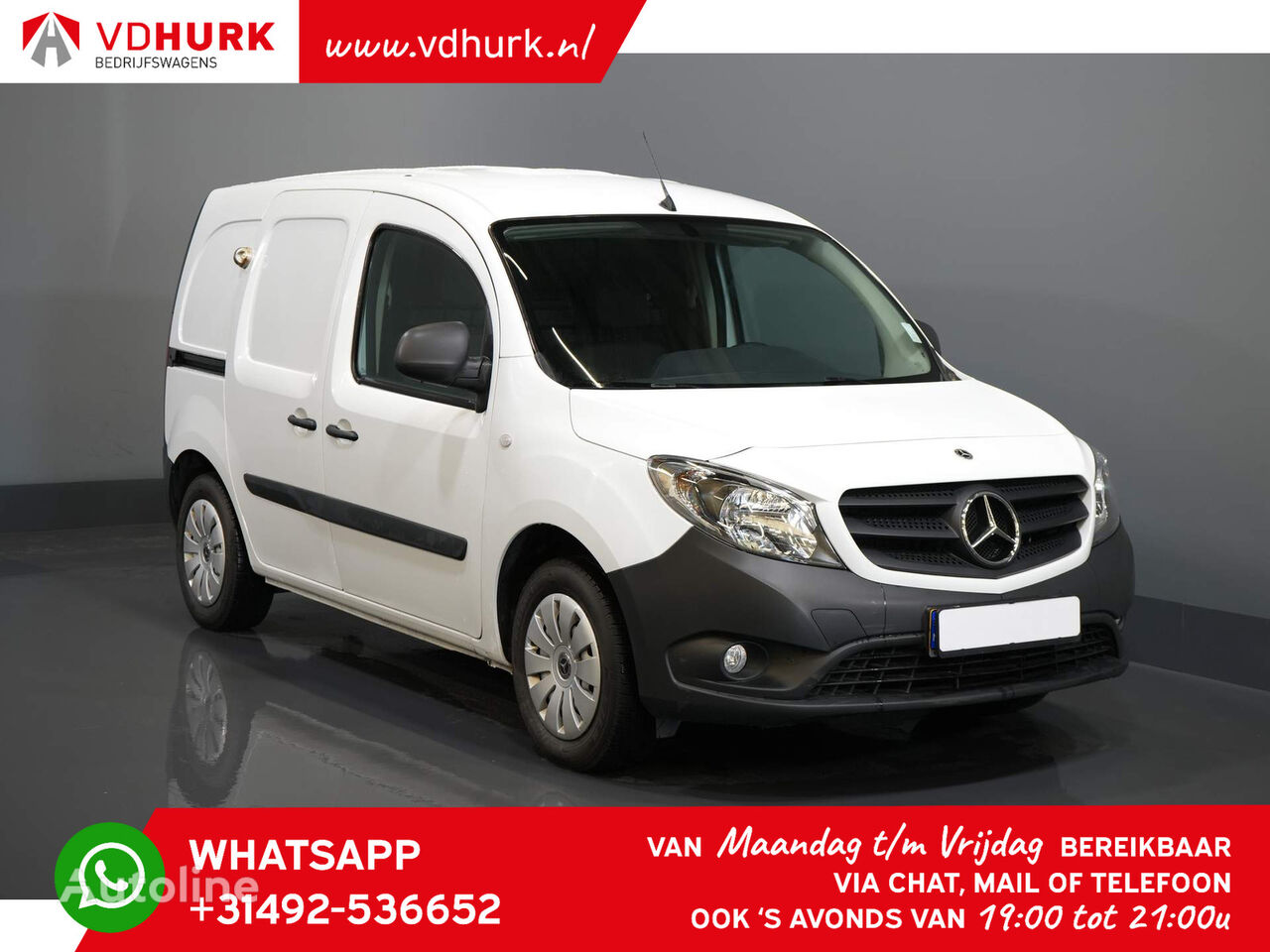 Mercedes-Benz Citan 109 CDI 95 pk 6 bak/ Sortimo inrichting/ PDC/ Airco/ Trekh closed box van