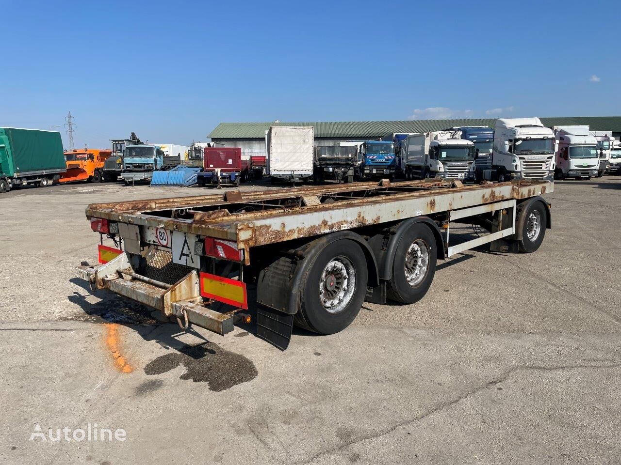 GS Meppel Iná MEPPEL nosič kontajnerov VIN 030 container chassis trailer