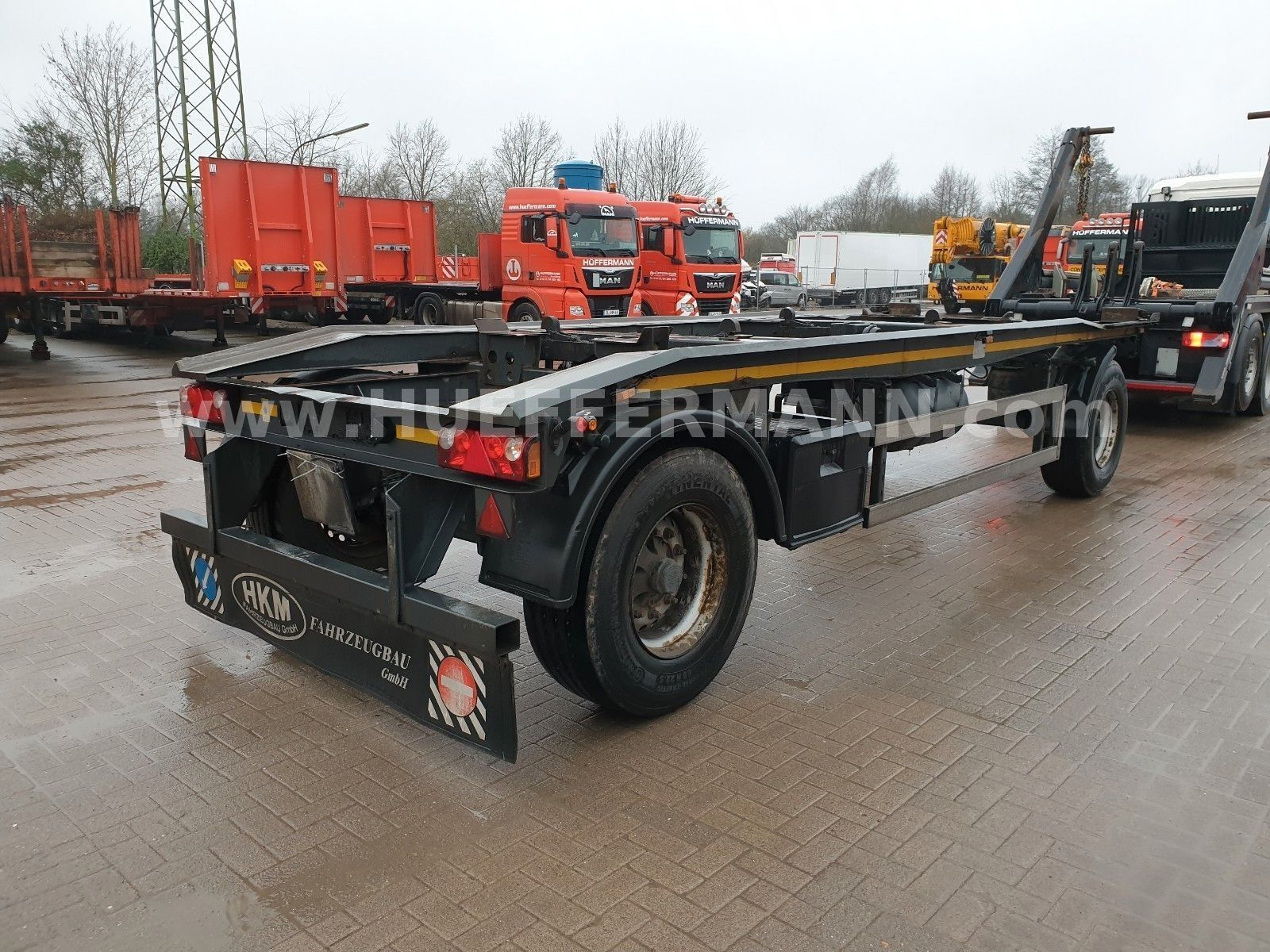 HKM G 18 EL 5,0 container chassis trailer