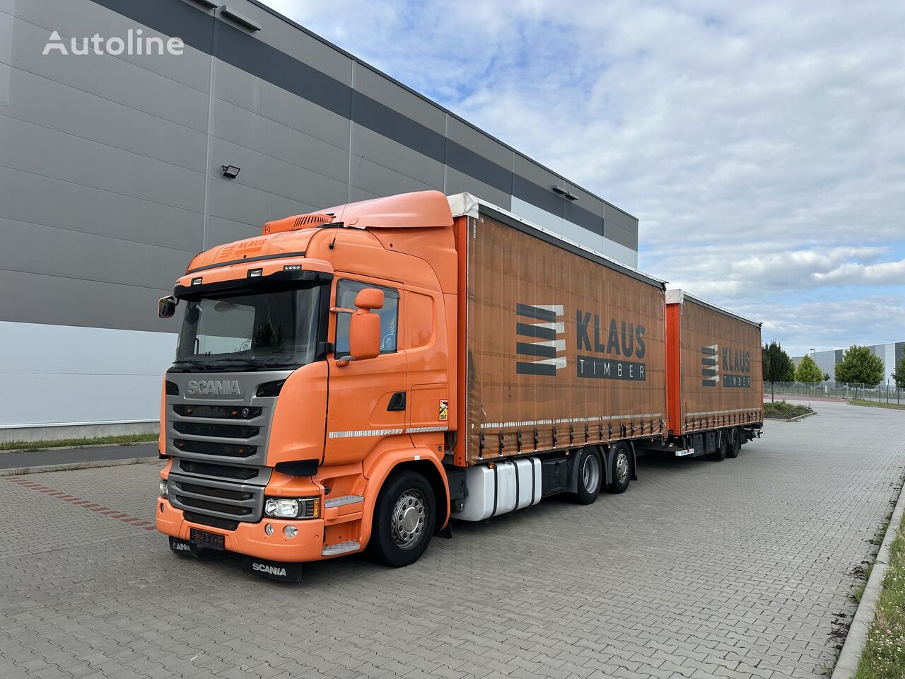 Scania R450 bez EGR  curtainsider truck + curtain side trailer