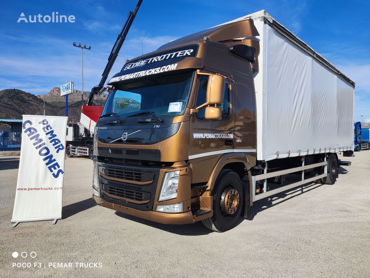 Volvo FM 410 TAUTLINER 18T 4X2 EURO 6 curtainsider truck