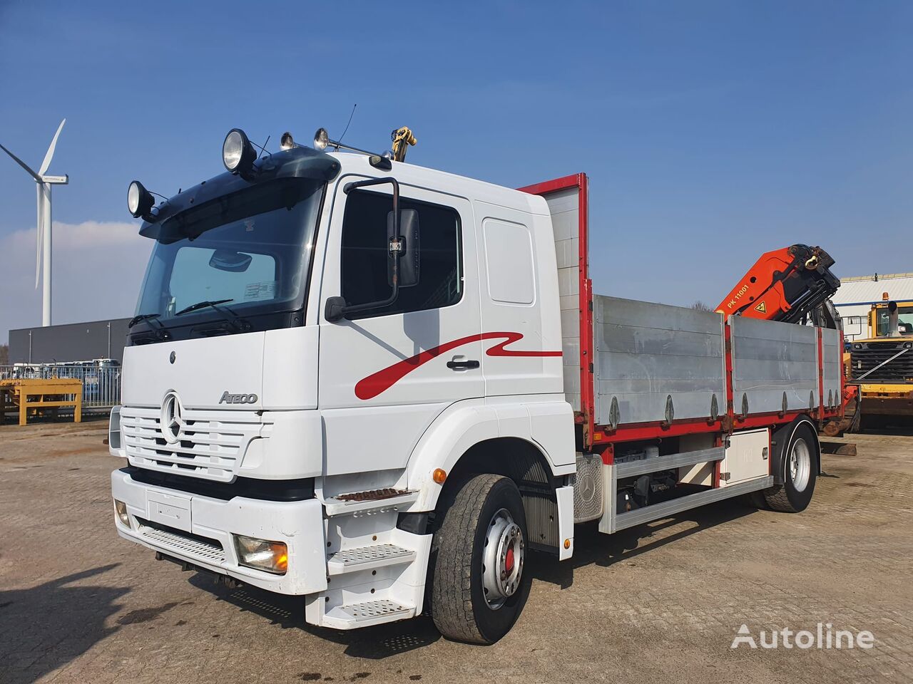 Mercedes-Benz Atego 1828 flatbed truck