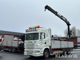 Scania R620 flatbed truck