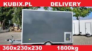 new Kubix Verkaufsanhänger 360x230x230 1800kg, 2 Klappen food trailer