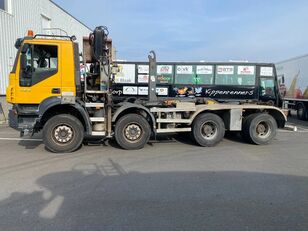 IVECO Trakker 450 | 8x4-6 | Hook + Crane | hook lift truck