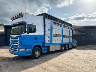 Scania R 420 6x2 2 decks livestock transport veevervoer livestock truck