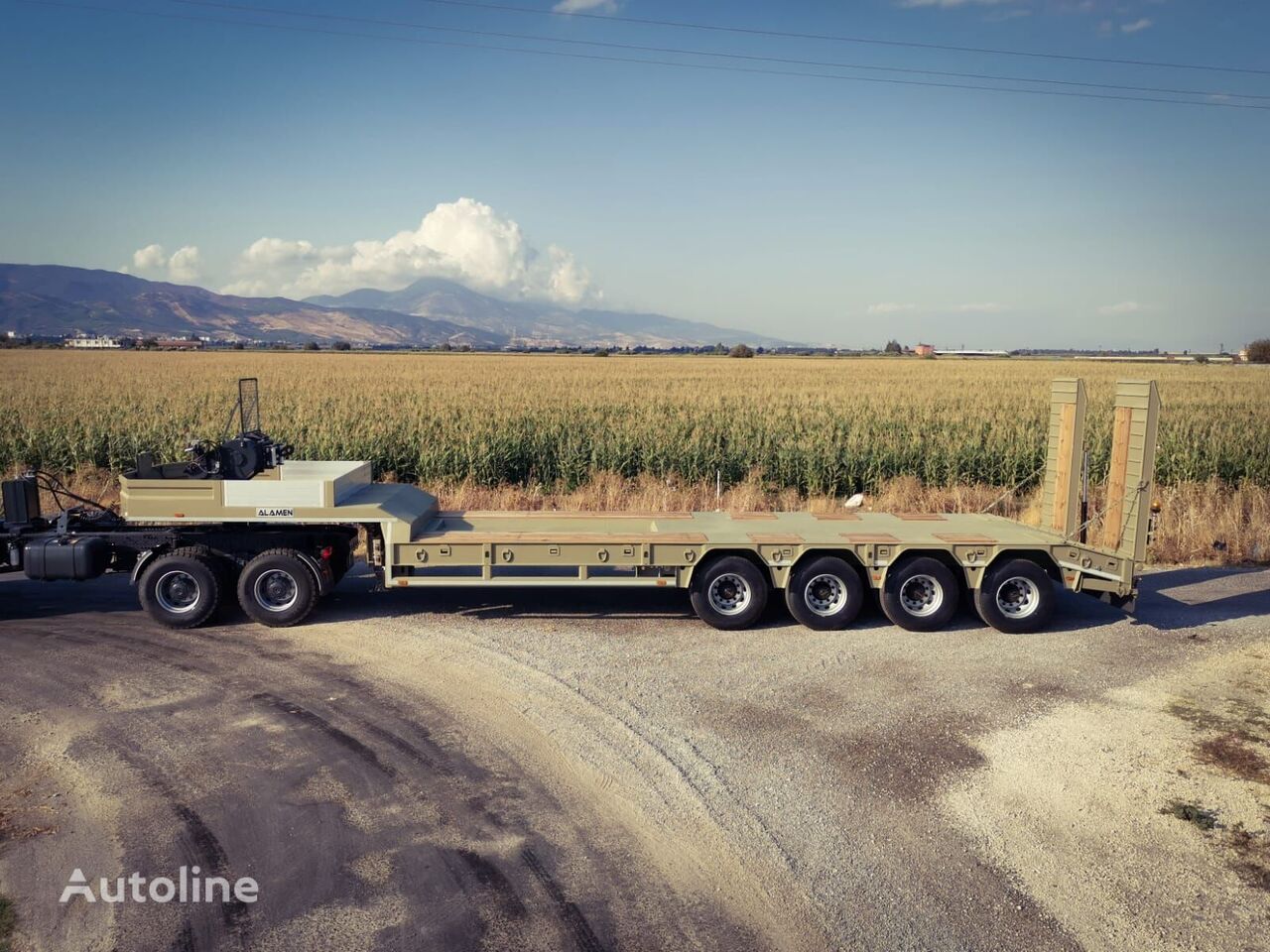 Alamen HEAVY TONNAGE 4+5+6+7 AXLE low bed semi-trailer