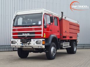 MAN 18.280 4x4- 7.000 ltr water - 200 ltr Foam - Brandweer, Feuerweh fire truck