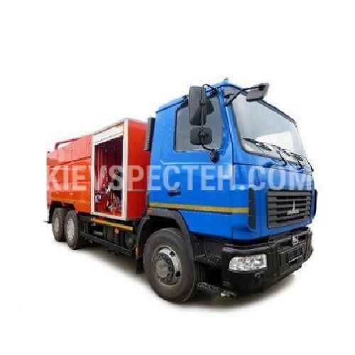 new MAZ 6312 sewer jetter truck