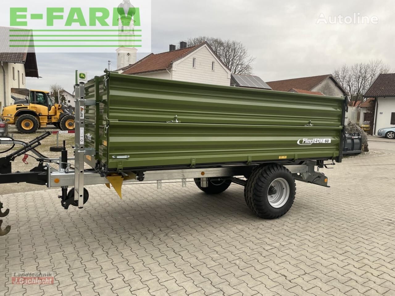 Fliegl edk60 fox platform trailer