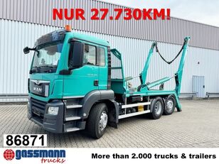 MAN TGS 26.420 6X2-4 BL, Lenk-/Liftachse skip loader truck