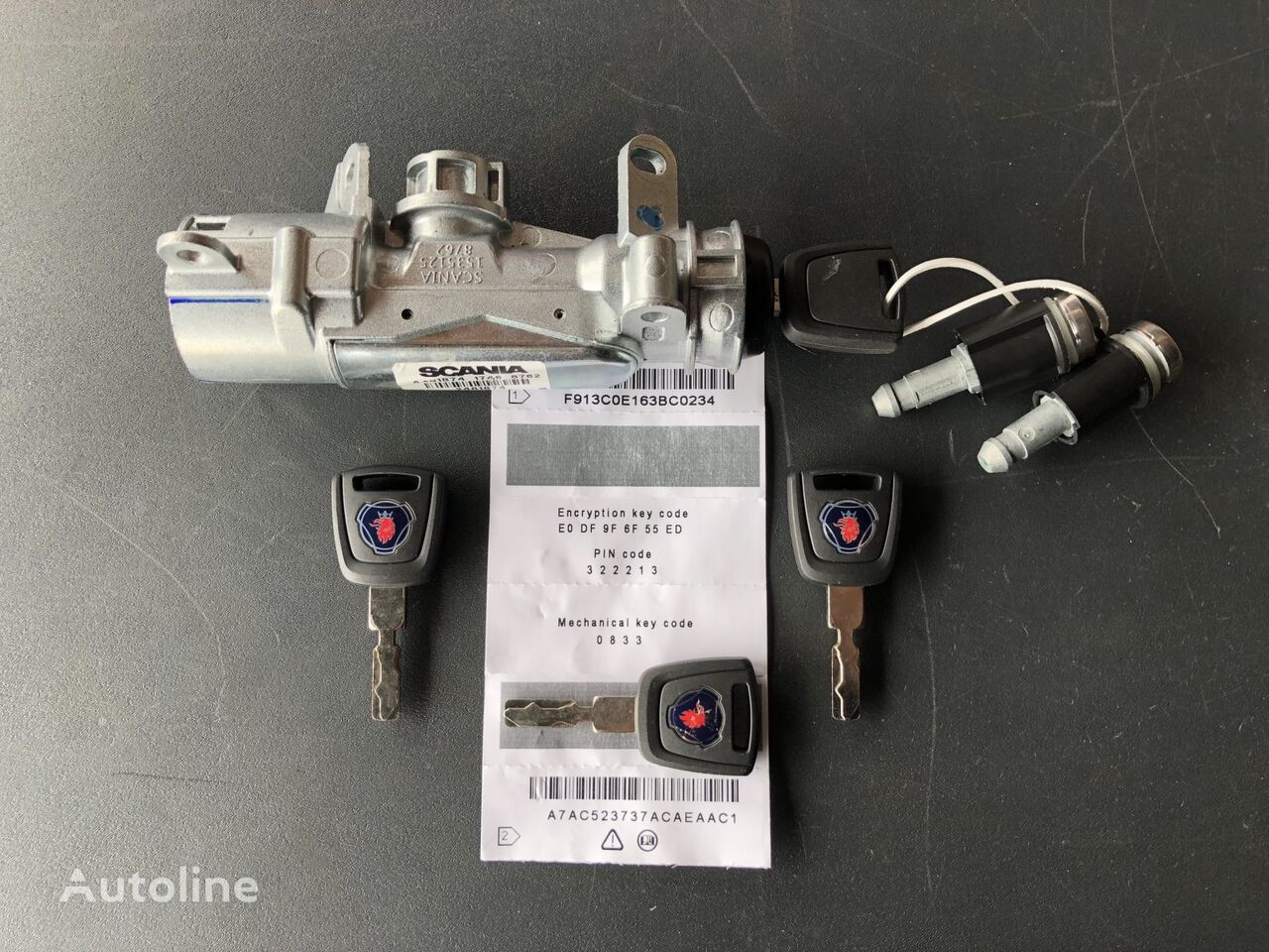 Scania KEY - 2487305 2487305 ignition lock for truck tractor
