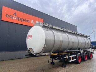 RENDERS 37.400L/1 COMP/BAFFELS, EMPTY WEIGHT: 8.340KG, LIFT/ STEERING AX chemical tank trailer