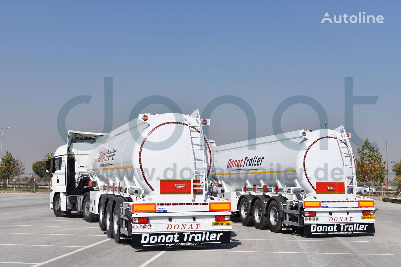 new Donat Bottom Loading with recuperation system - 7 compartments fuel tank semi-trailer