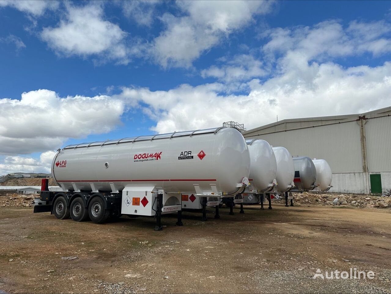 new Doğumak ADR LIGHT SEMI-TRAILER gaz tankeri römork gas tank trailer