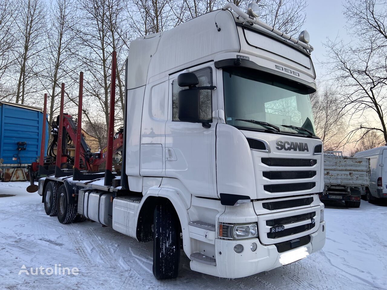 Scania R580  timber truck