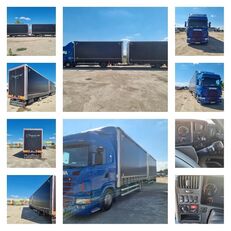 SCANIA G320 curtainsider truck + curtain side trailer