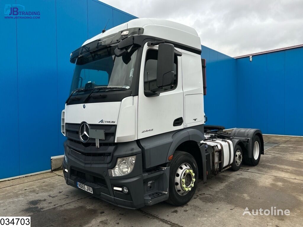 Mercedes-Benz Actros 2443 6x2, EURO 6, RHD, ADR, Hydraulic truck tractor